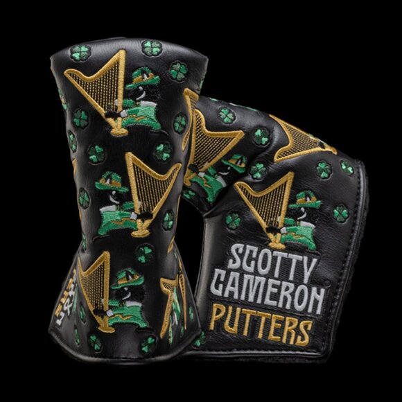 SCOTTY CAMERON 2024 ST PATRICK’S DAY HEADCOVER DUELING HARPS NWT - Picture 8 of 8